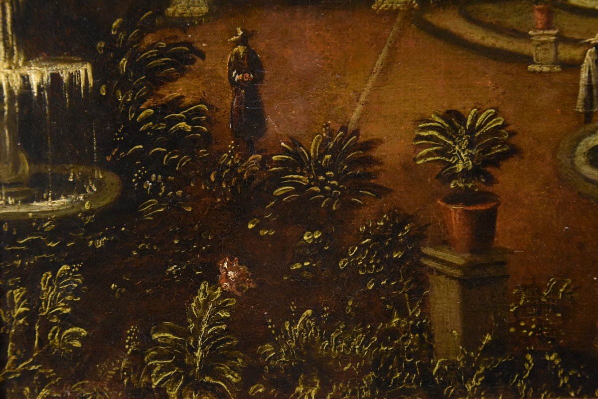 Jardin à l'Italienne Dans Une Villa, Isaac De Moucheron (amsterdam 1667 - 1744) Cercle-photo-6