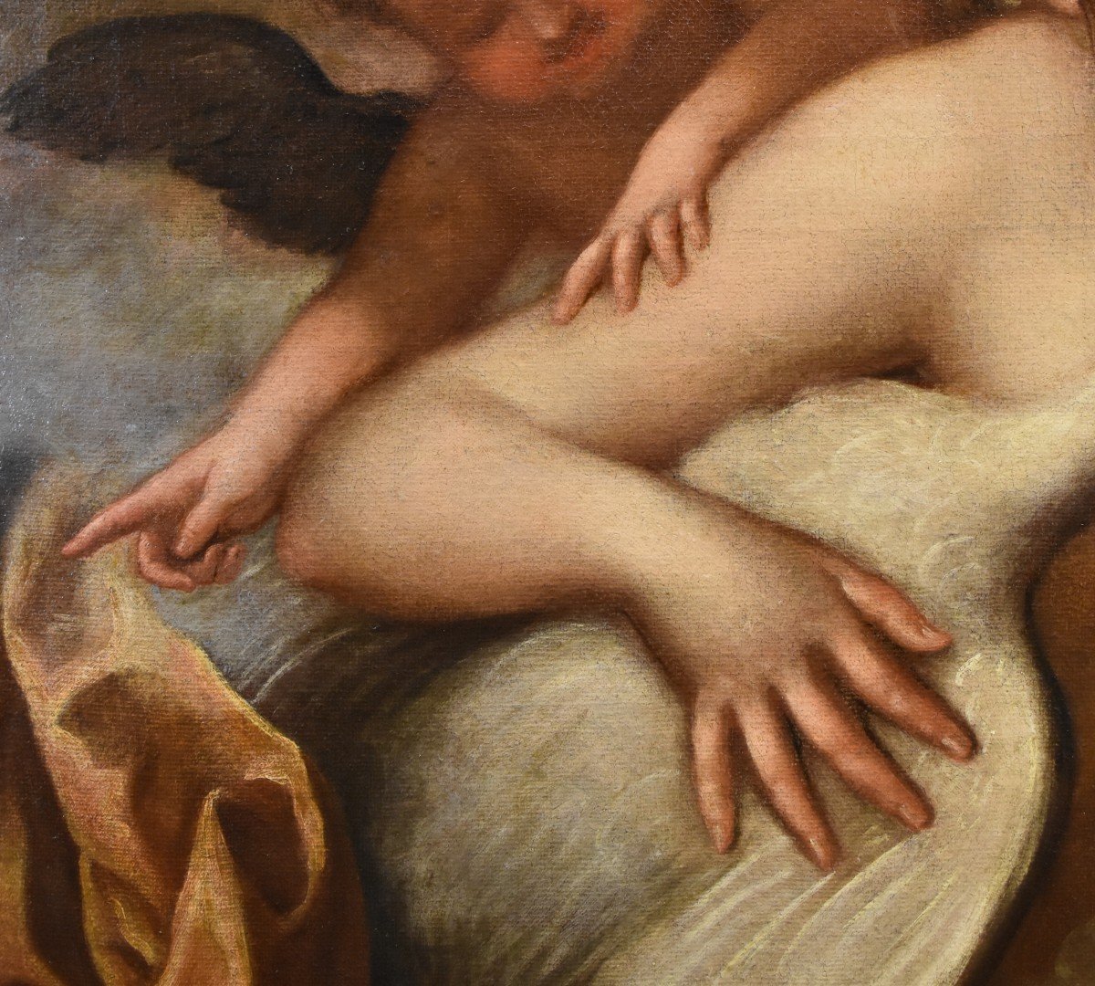 Léda Et Le Cygne, Pietro Liberi (Padoue 1605 - Venise 1687) Atelier De -photo-5