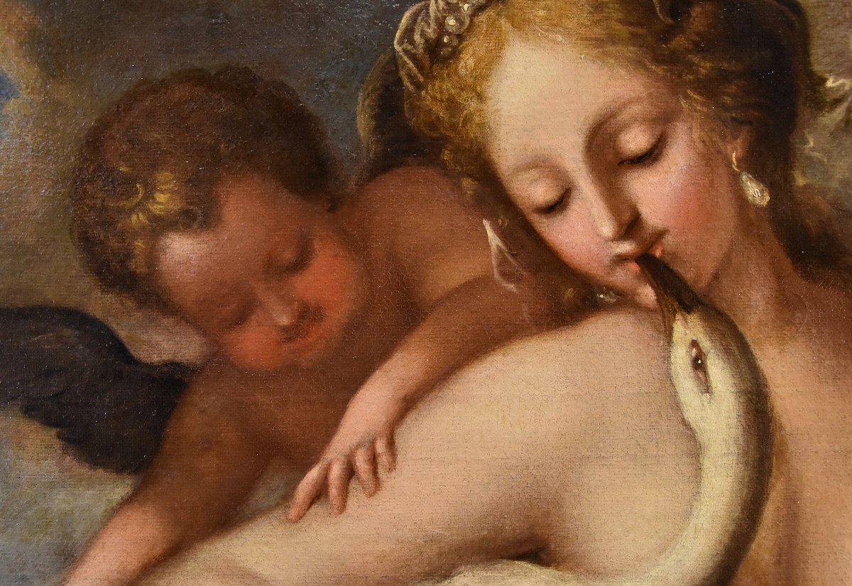 Léda Et Le Cygne, Pietro Liberi (Padoue 1605 - Venise 1687) Atelier De -photo-7