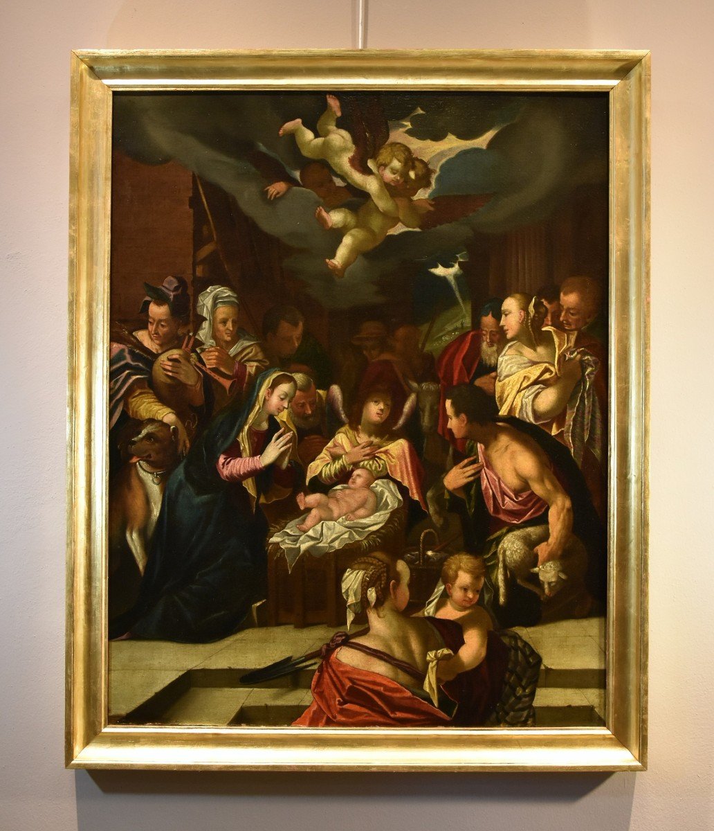 Hans Von Achen (cologne 1552 - Prague 1615), Adoration Des Bergers-photo-2