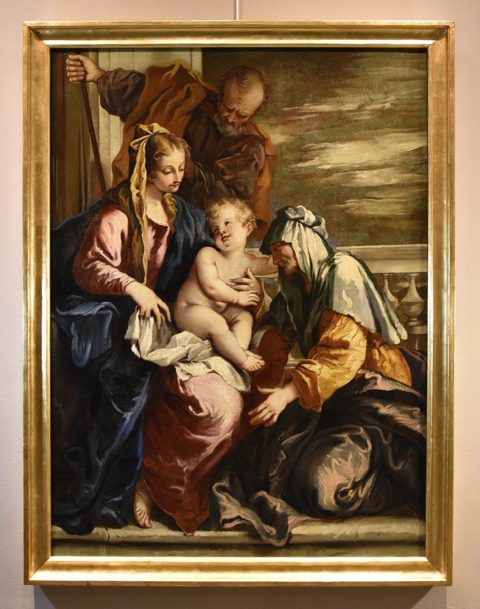 Sainte Famille Avec Sainte Anne, Sebastiano Ricci (Belluno 1659 - Venise 1734)-photo-2