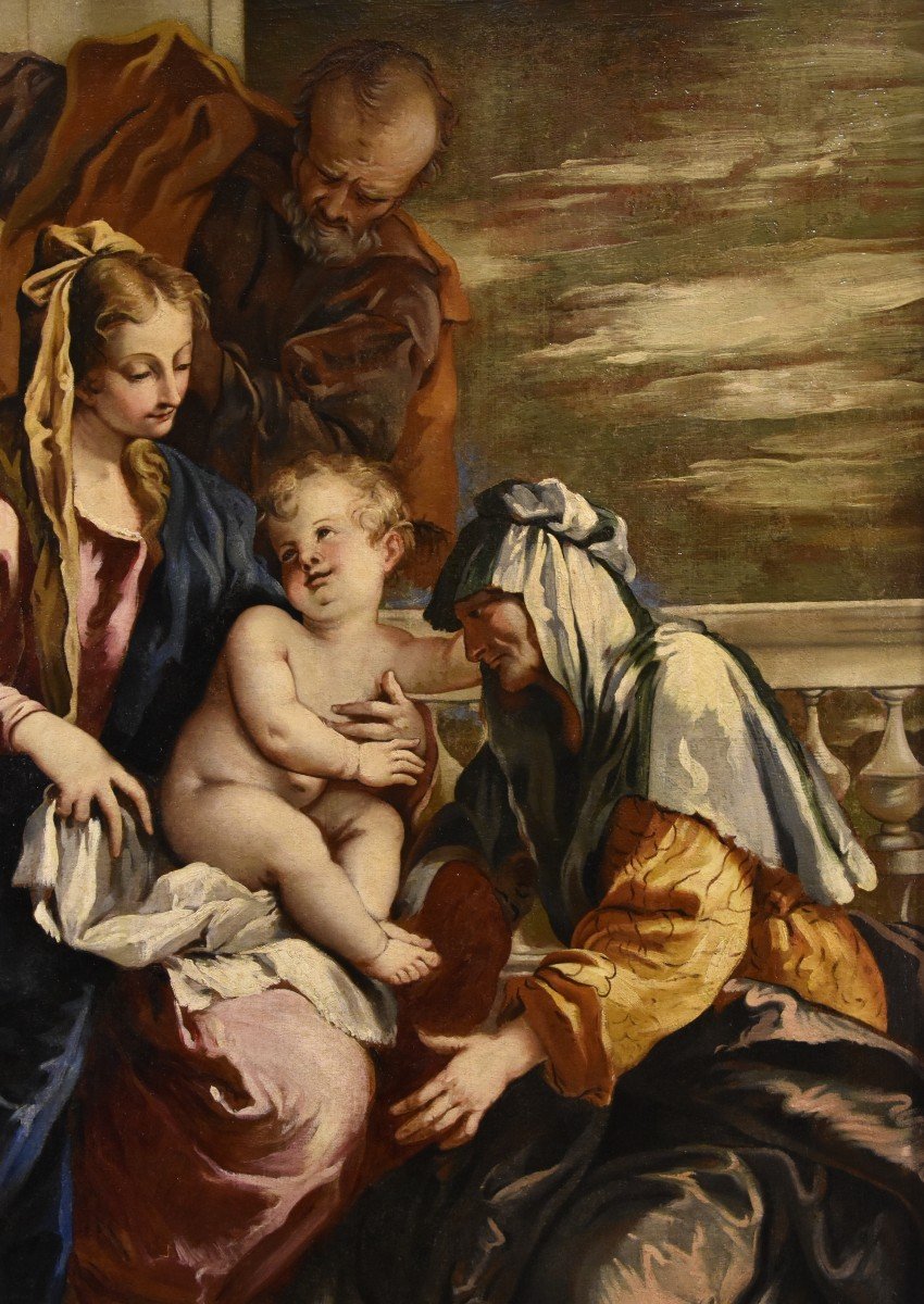 Sainte Famille Avec Sainte Anne, Sebastiano Ricci (Belluno 1659 - Venise 1734)-photo-4