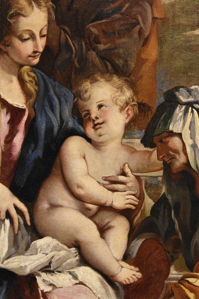 Sainte Famille Avec Sainte Anne, Sebastiano Ricci (Belluno 1659 - Venise 1734)-photo-2