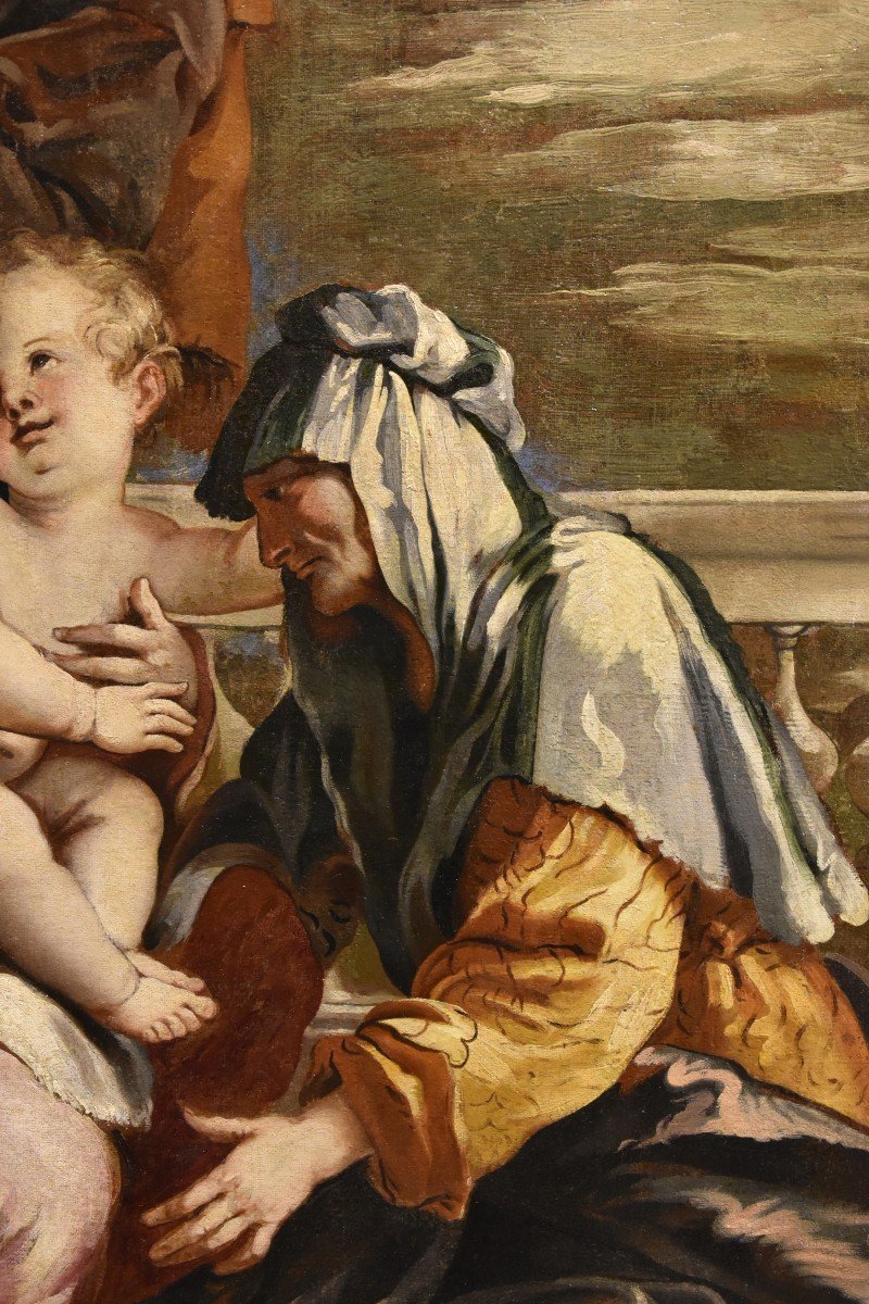 Sainte Famille Avec Sainte Anne, Sebastiano Ricci (Belluno 1659 - Venise 1734)-photo-3