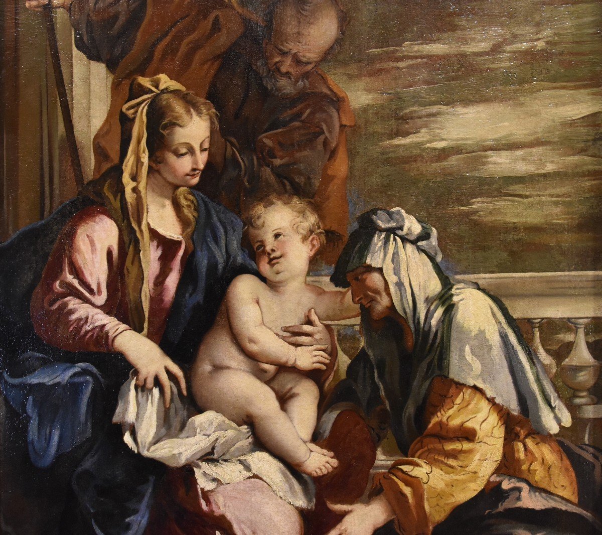 Sainte Famille Avec Sainte Anne, Sebastiano Ricci (Belluno 1659 - Venise 1734)-photo-6