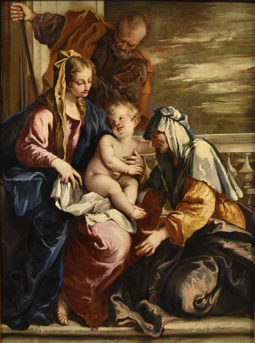 Sainte Famille Avec Sainte Anne, Sebastiano Ricci (Belluno 1659 - Venise 1734)