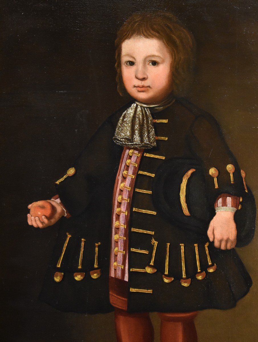 Portrait Of A Young Boy, Lombard School 17th Century-photo-1