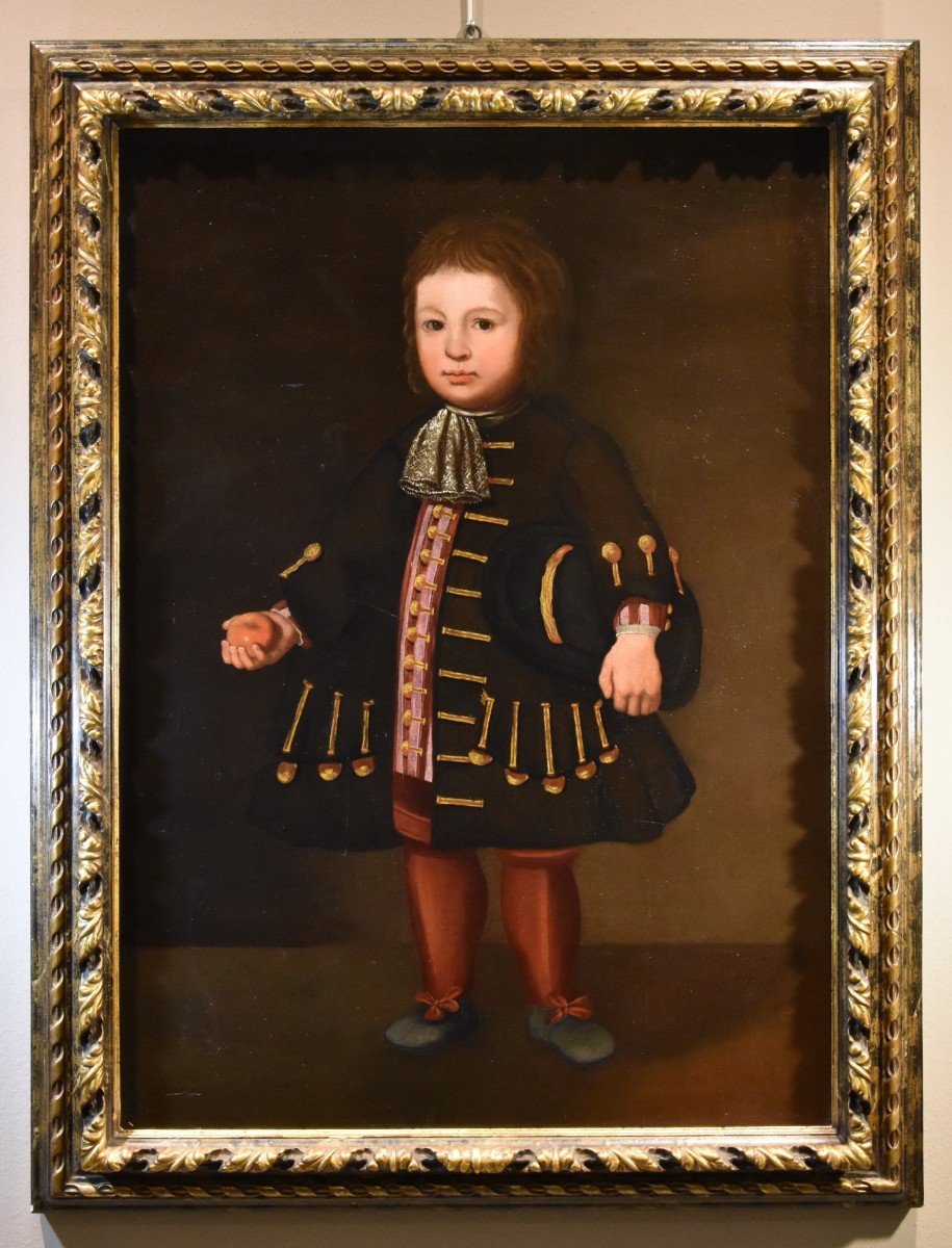 Portrait Of A Young Boy, Lombard School 17th Century