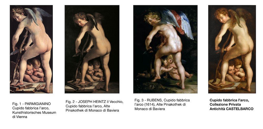 Cupidon Fabriquant Son Arc, Francesco Mazzola, Il Parmigianino (parme, 1503 - 1540) Suiveur De-photo-1