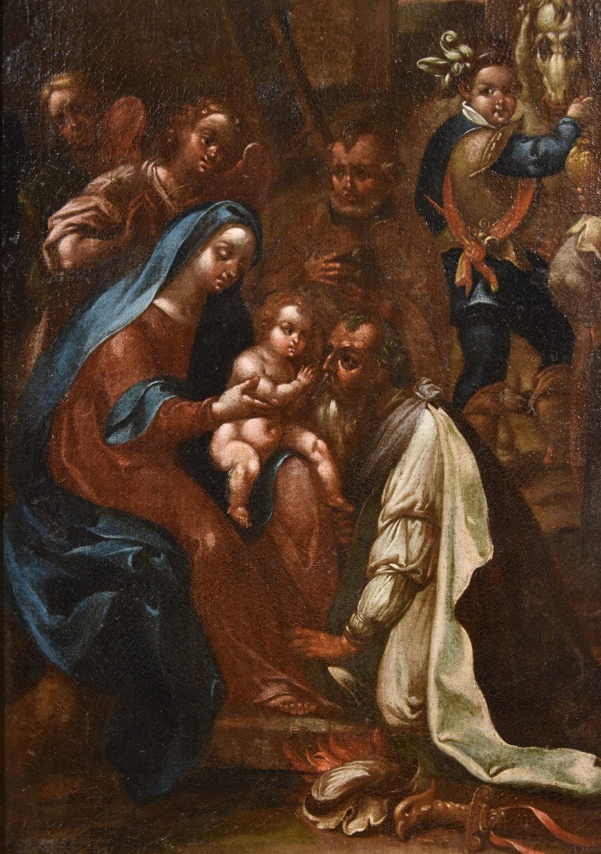 The Adoration Of The Magi, Jan Van Der Straet, Said Giovanni Stradano (bruges 1523 - 1605)-photo-3