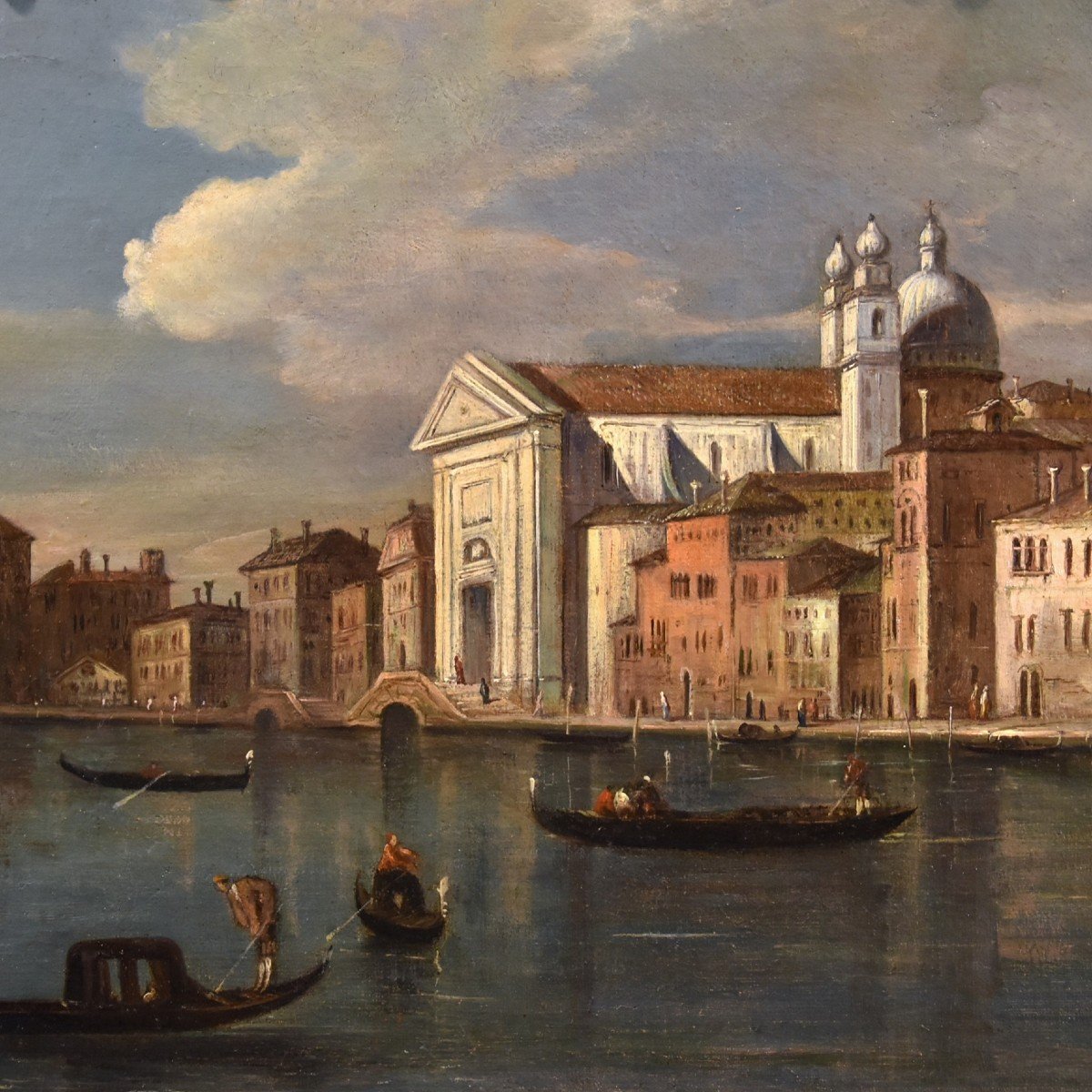 Giacomo Guardi (Venise, 1764 - 1835), Venise Avec Le Canal De La Giudecca-photo-4