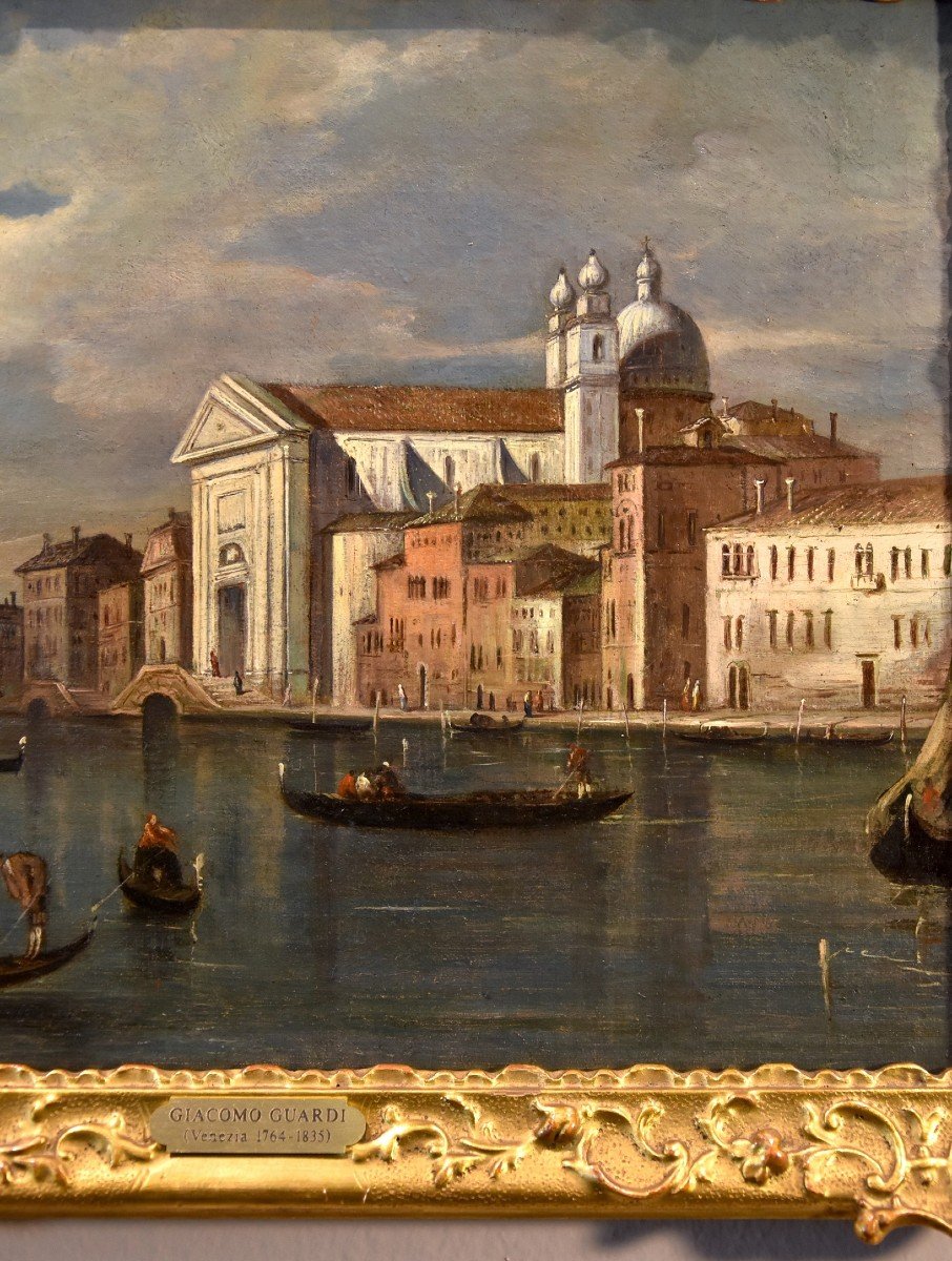 Giacomo Guardi (Venise, 1764 - 1835), Venise Avec Le Canal De La Giudecca-photo-2