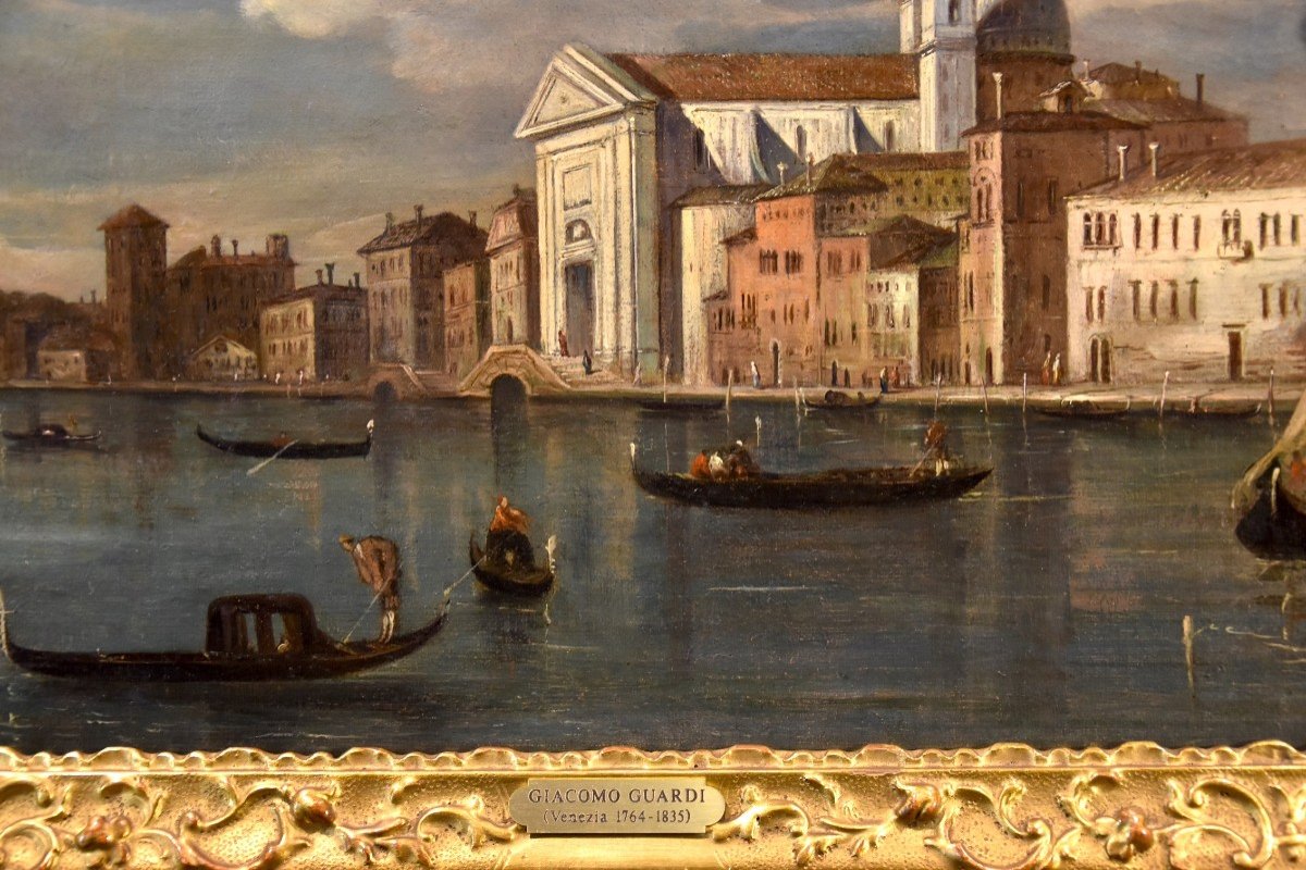 Giacomo Guardi (Venise, 1764 - 1835), Venise Avec Le Canal De La Giudecca-photo-4