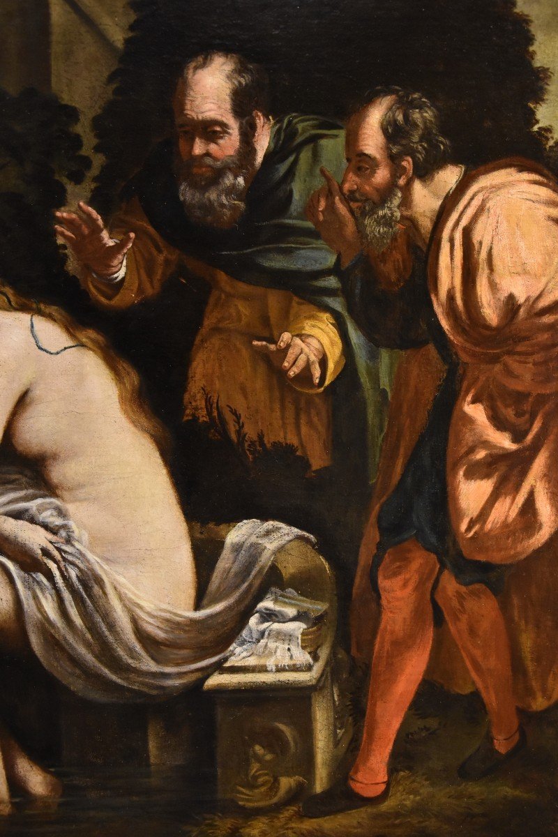 Susanna And The Old Men, Painter Active In Rome In The Early 17th Century-photo-4