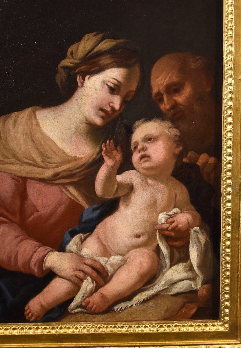 The Holy Family, Domenico Piola (genoa 1627-1703) Circle Of -photo-2