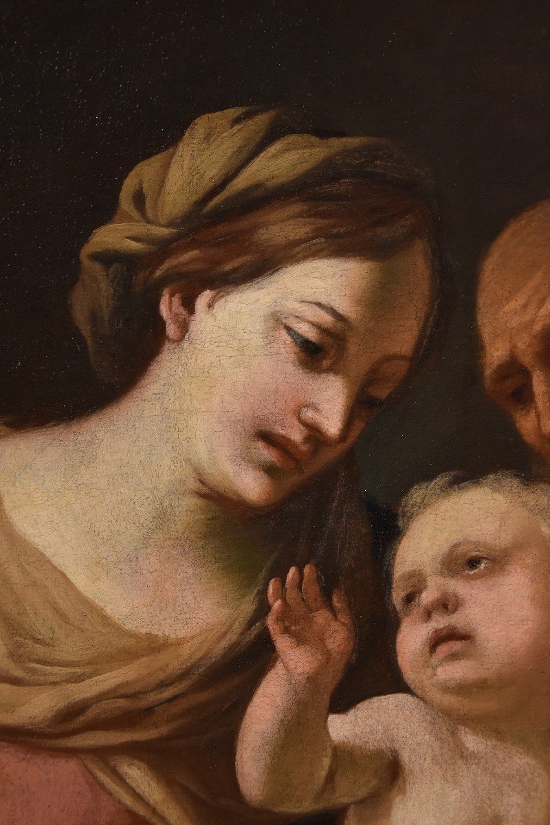 The Holy Family, Domenico Piola (genoa 1627-1703) Circle Of -photo-4