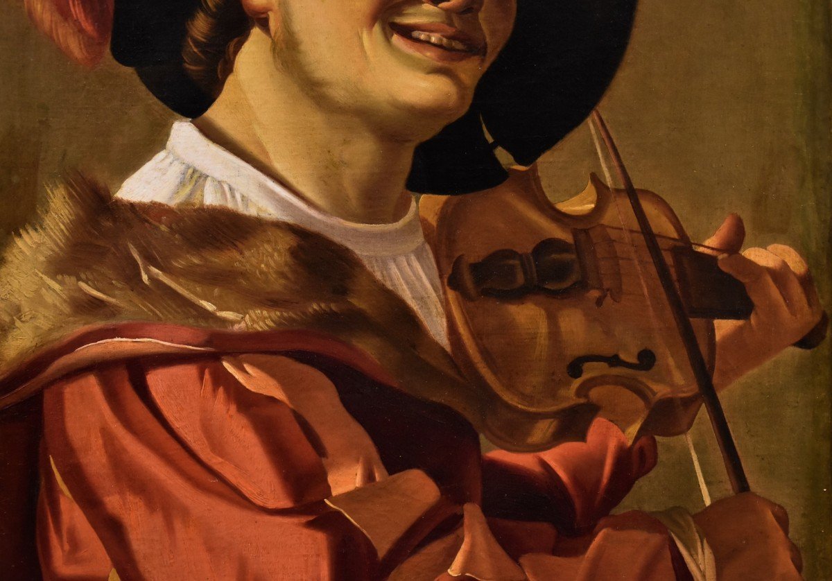 Violin Player, Hendrick Ter Brugghen (the Hague 1588-1629 Utrecht) Workshop-photo-4