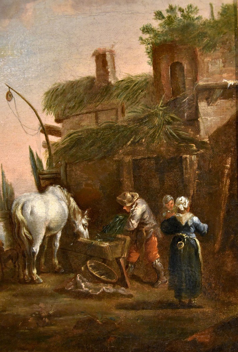 Simon Johannes Van Douw (anvers 1630 - 1677), Le Reste d'Un Chevalier-photo-2