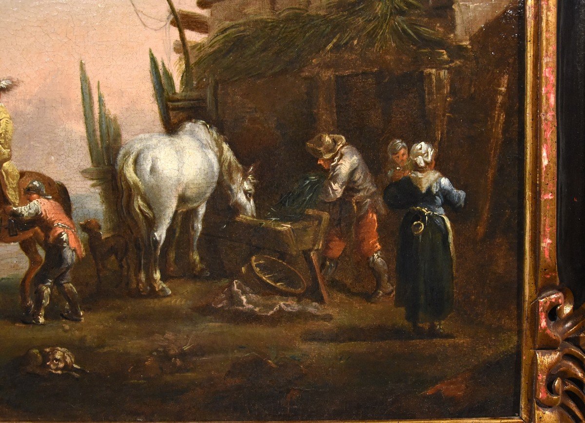 Simon Johannes Van Douw (anvers 1630 - 1677), Le Reste d'Un Chevalier-photo-4