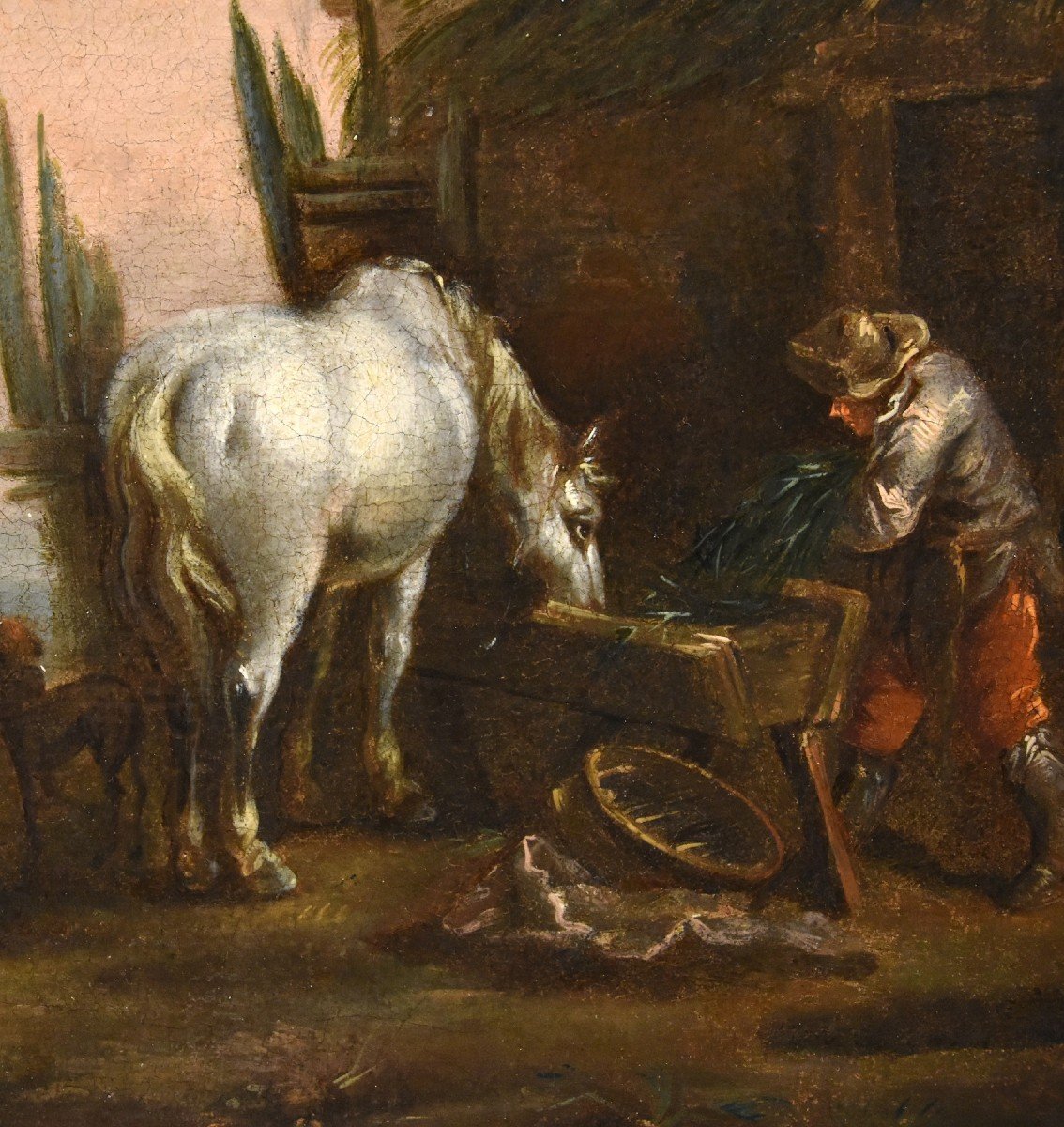 Simon Johannes Van Douw (anvers 1630 - 1677), Le Reste d'Un Chevalier-photo-6