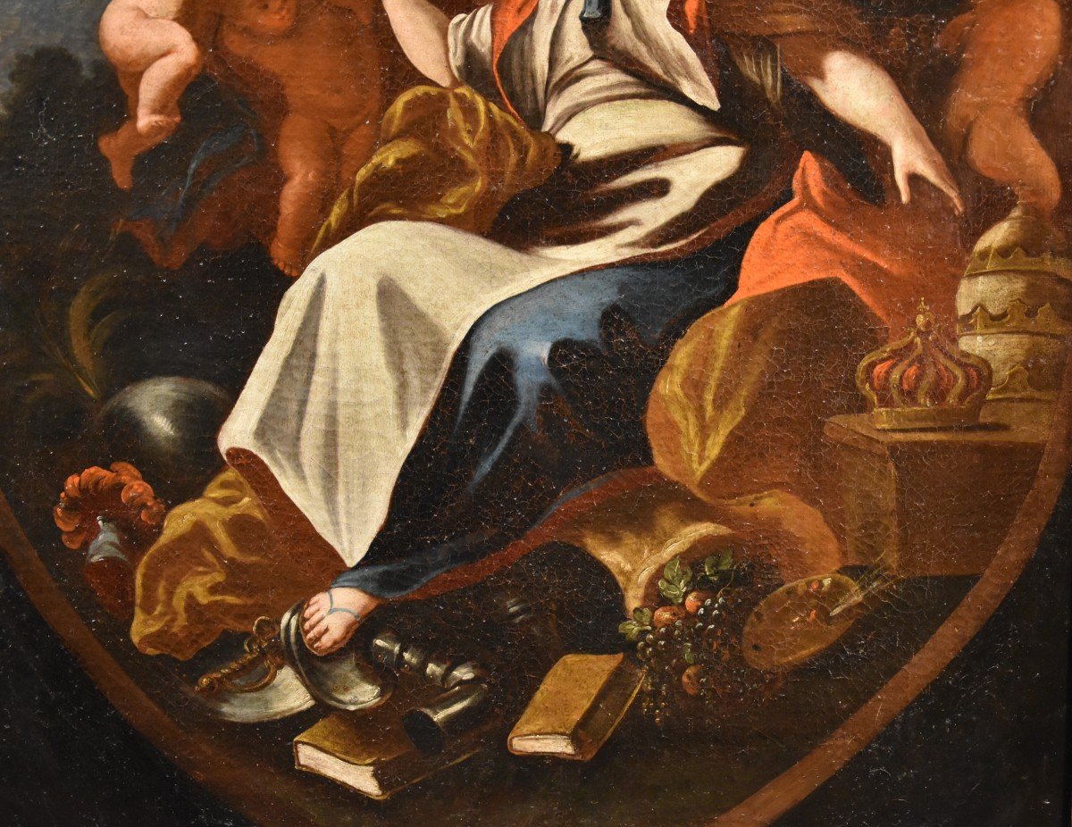 The Allegory Of Europe, Francesco Solimena (canale Di Serino 1657 - Barra 1747) Workshop/circle-photo-4