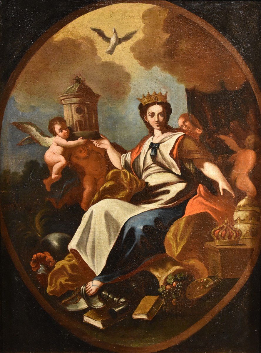 The Allegory Of Europe, Francesco Solimena (canale Di Serino 1657 - Barra 1747) Workshop/circle-photo-2