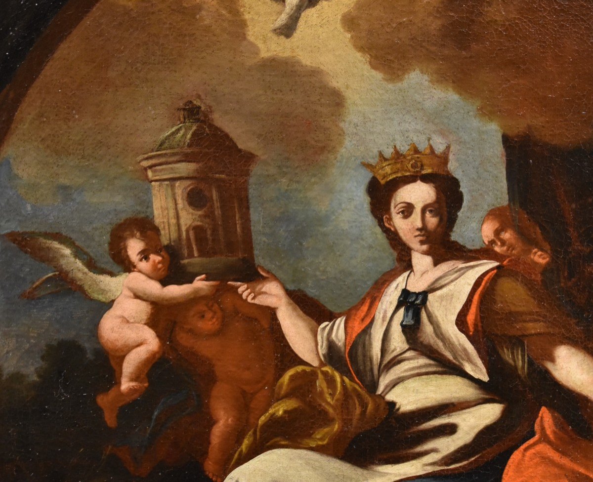 The Allegory Of Europe, Francesco Solimena (canale Di Serino 1657 - Barra 1747) Workshop/circle-photo-2