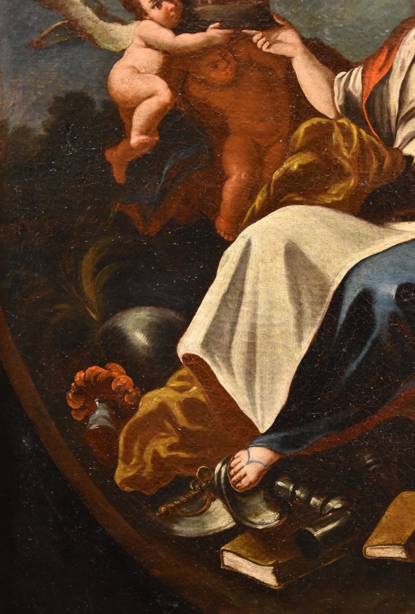 The Allegory Of Europe, Francesco Solimena (canale Di Serino 1657 - Barra 1747) Workshop/circle-photo-5