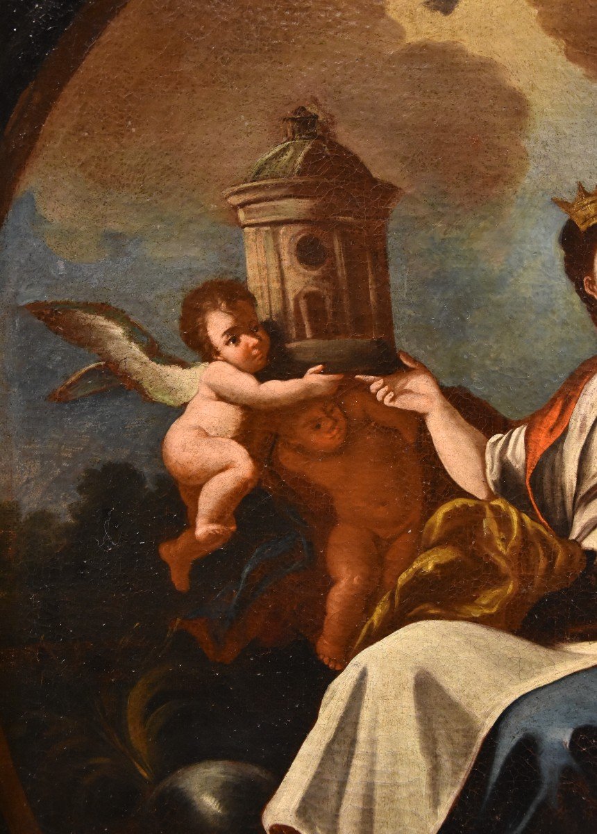 The Allegory Of Europe, Francesco Solimena (canale Di Serino 1657 - Barra 1747) Workshop/circle-photo-6