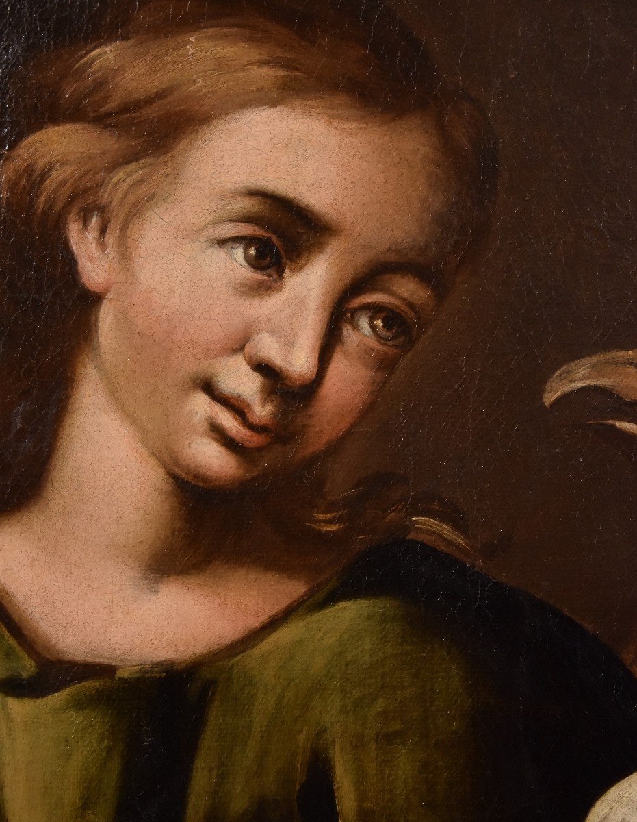 Saint John The Evangelist, French School Of The Eighteenth Century-photo-3