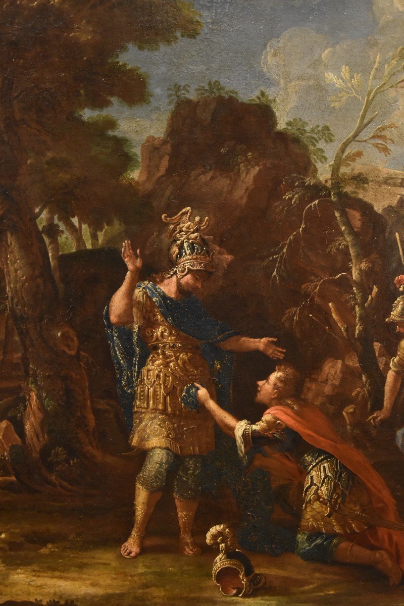 Alexander The Great Grants Clemency To The Persians, Francesco Fontebasso (venice 1709 -1769)-photo-3