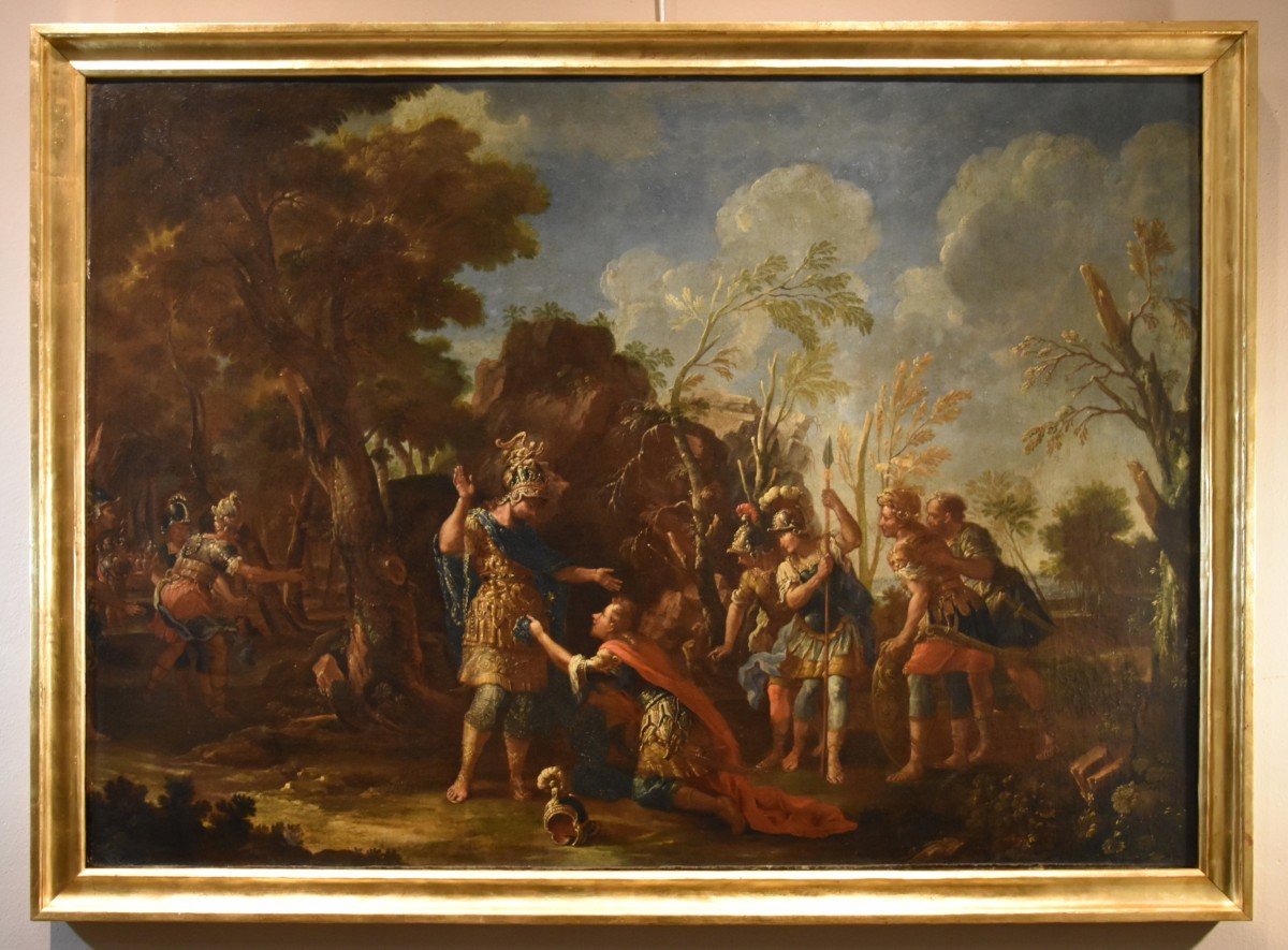 Alexander The Great Grants Clemency To The Persians, Francesco Fontebasso (venice 1709 -1769)-photo-2