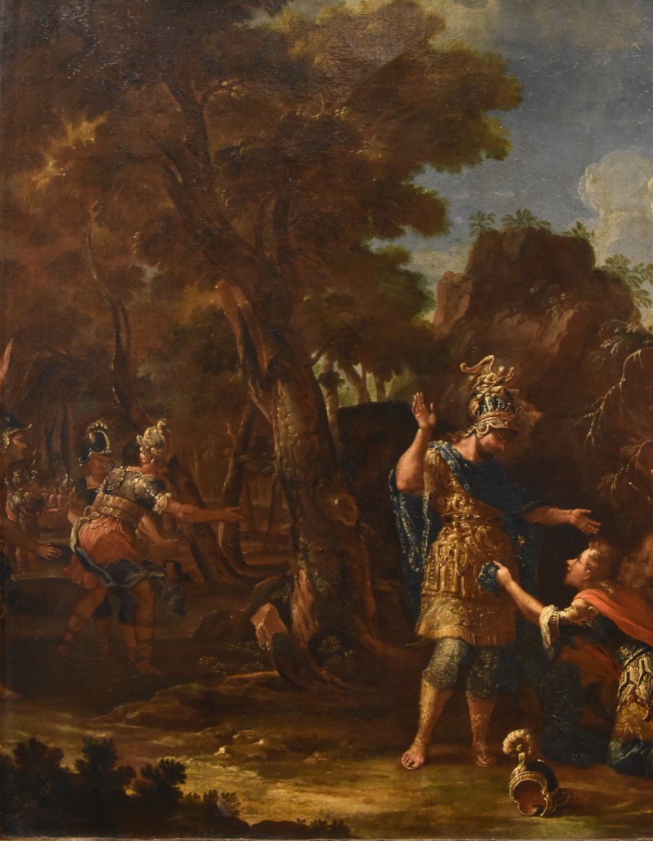 Alexander The Great Grants Clemency To The Persians, Francesco Fontebasso (venice 1709 -1769)-photo-1