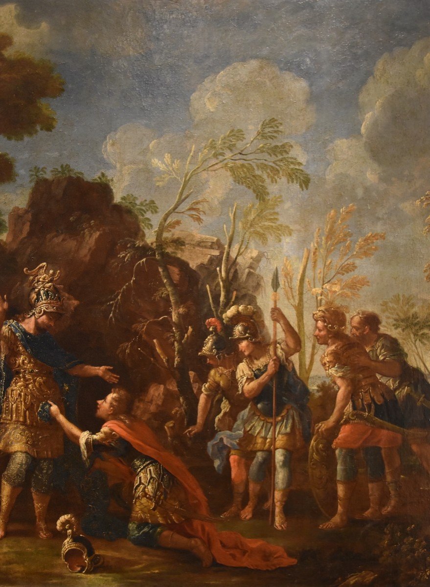 Alexander The Great Grants Clemency To The Persians, Francesco Fontebasso (venice 1709 -1769)-photo-2