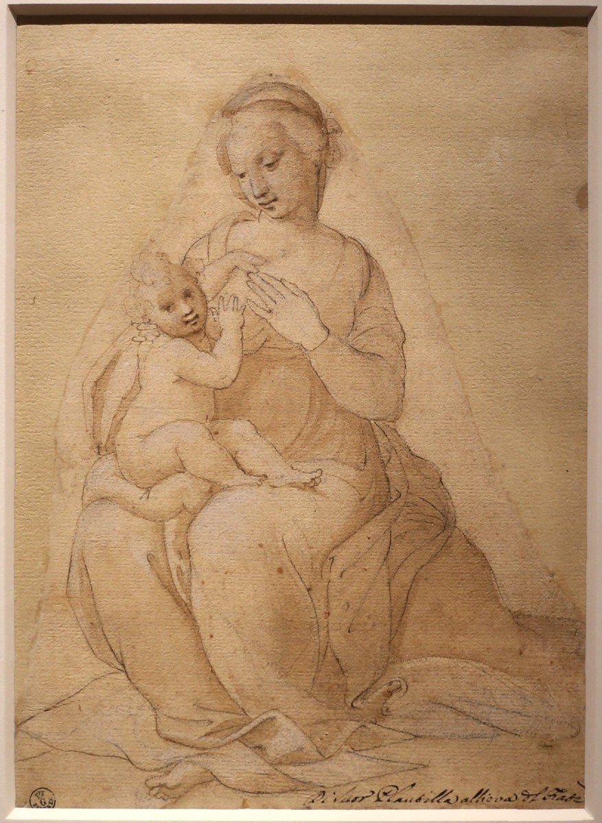 Jacopo Confortini (florence 1602-1672), Madonna And Child With Two Angels-photo-8