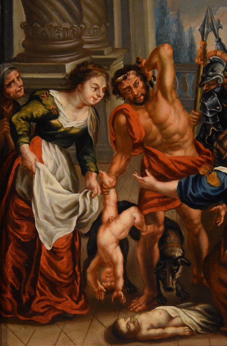 Le Jugement Du Roi Salomon, Pierre Paul Rubens (siegen 1577 - Anvers 1640) Cercle De-photo-3