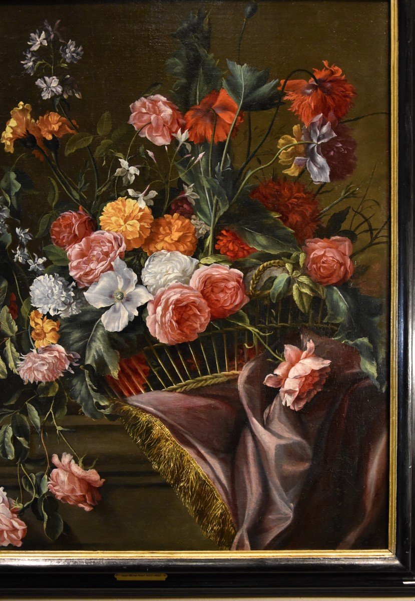 Jean-michel Picart (antwerp, 1600 - Paris, 1682), Still Life Of Flowers-photo-3