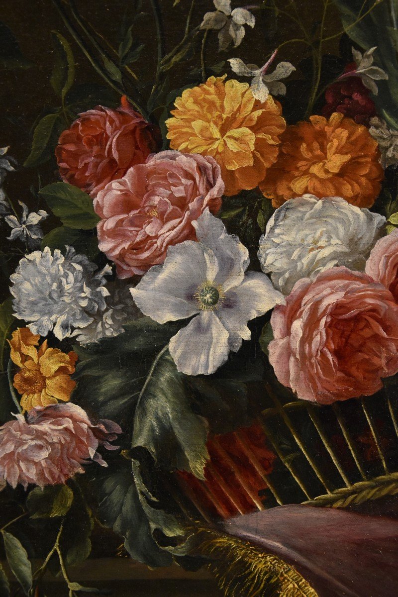 Jean-michel Picart (antwerp, 1600 - Paris, 1682), Still Life Of Flowers-photo-5