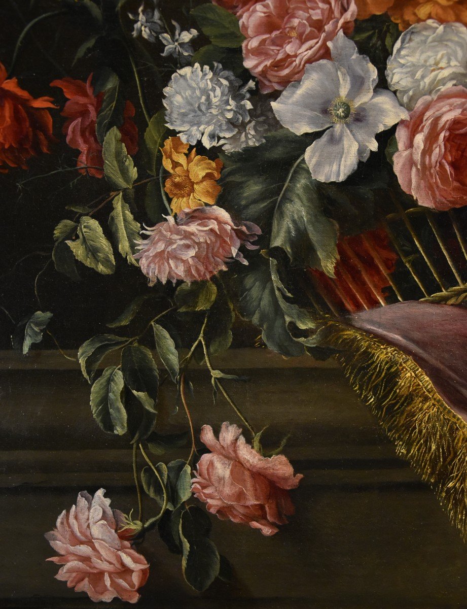 Jean-michel Picart (antwerp, 1600 - Paris, 1682), Still Life Of Flowers-photo-6