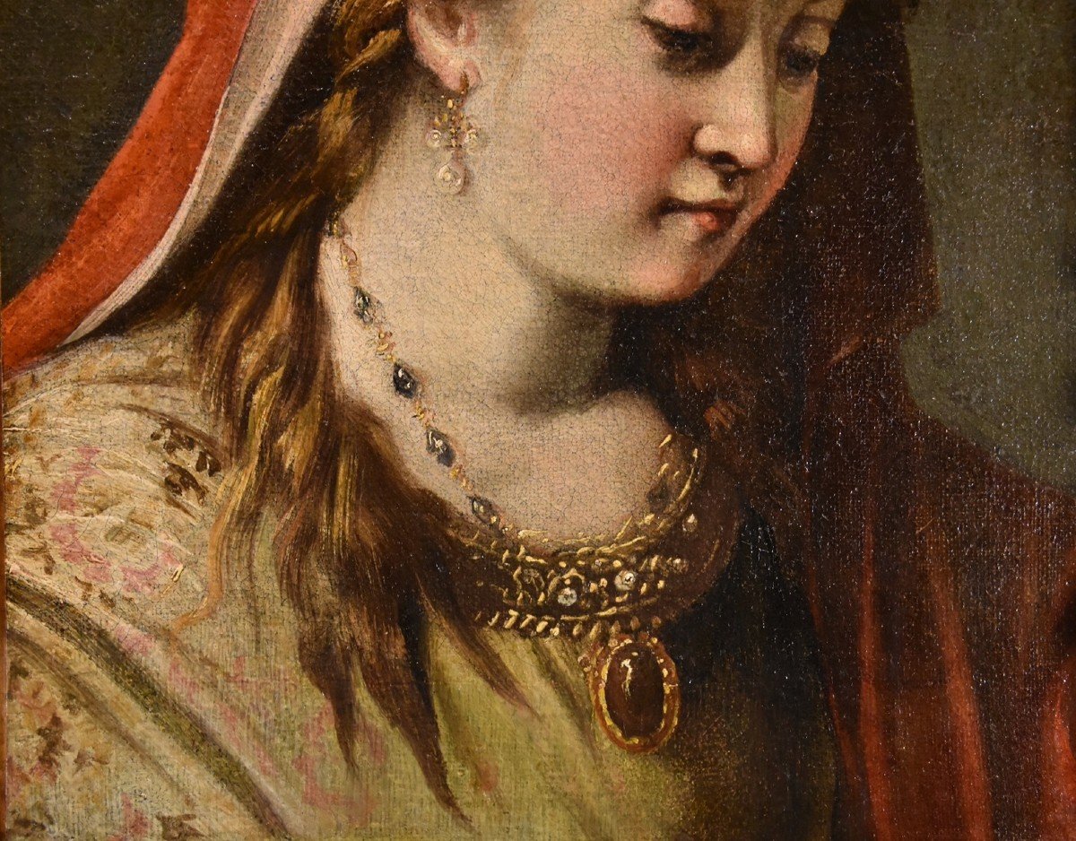 Gaspare Diziani (belluno 1689 - Venice 1767)  Portrait Of A Young Princess (salome?)-photo-2