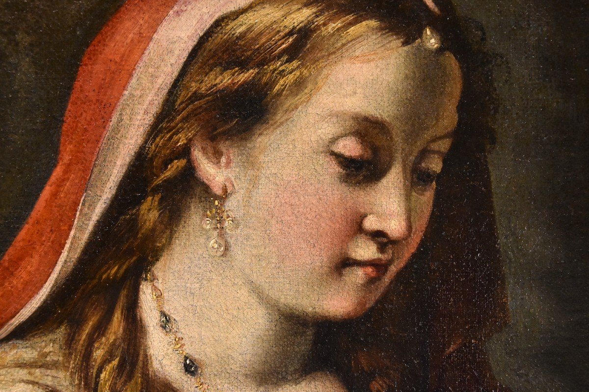 Gaspare Diziani (belluno 1689 - Venice 1767)  Portrait Of A Young Princess (salome?)-photo-4