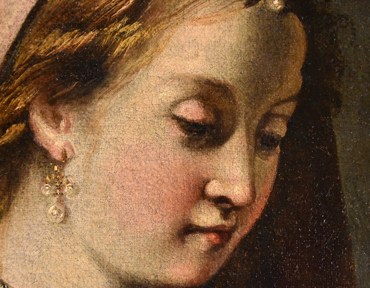 Gaspare Diziani (belluno 1689 - Venice 1767)  Portrait Of A Young Princess (salome?)-photo-5