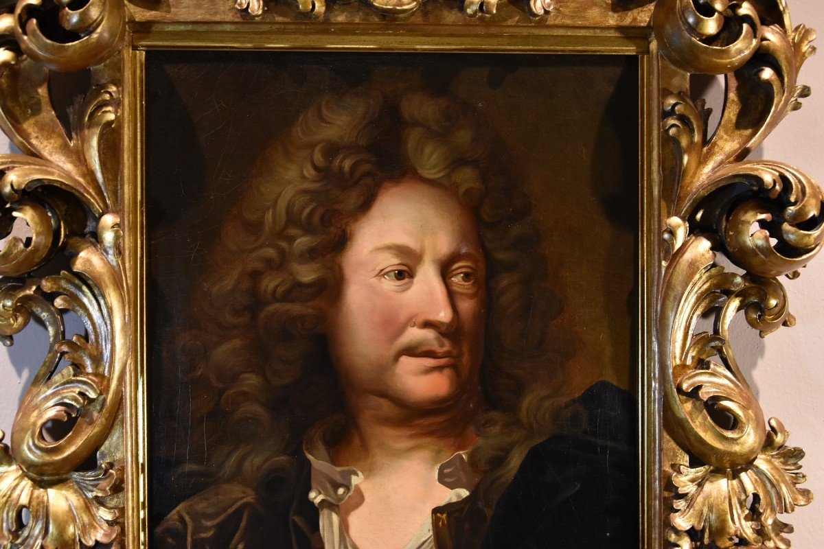 Portrait Of Charles De La Fosse (1636-1716), Hyacinthe Rigaud (perpignan 1659 - Paris 1743) -photo-3