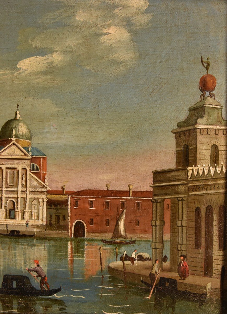 View Of Venice With The Island Of San Giorgio, Follower Of Canaletto (venice, 1697 – 1768)-photo-3