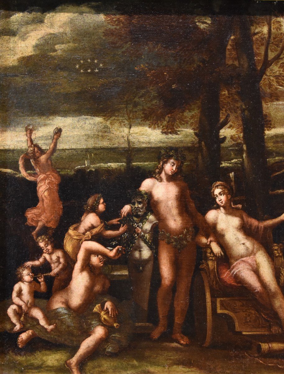 Triomphe De Bacchus Et Ariane, Atelier De Filippo Lauri (Rome, 1623 - 1694)-photo-1