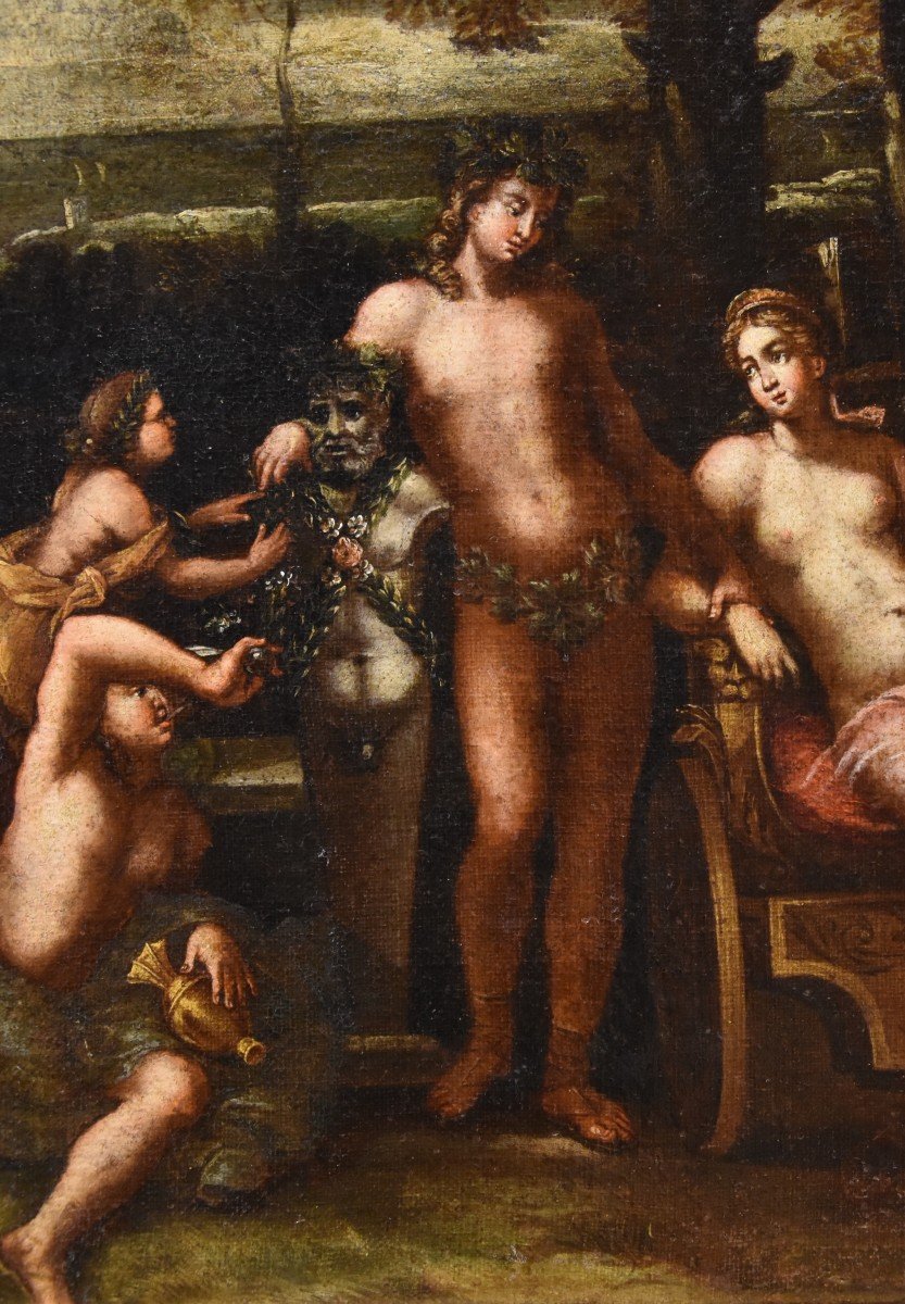 Triomphe De Bacchus Et Ariane, Atelier De Filippo Lauri (Rome, 1623 - 1694)-photo-2