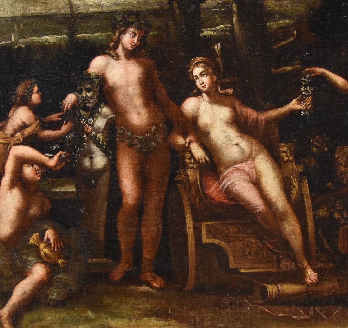 Triomphe De Bacchus Et Ariane, Atelier De Filippo Lauri (Rome, 1623 - 1694)-photo-5