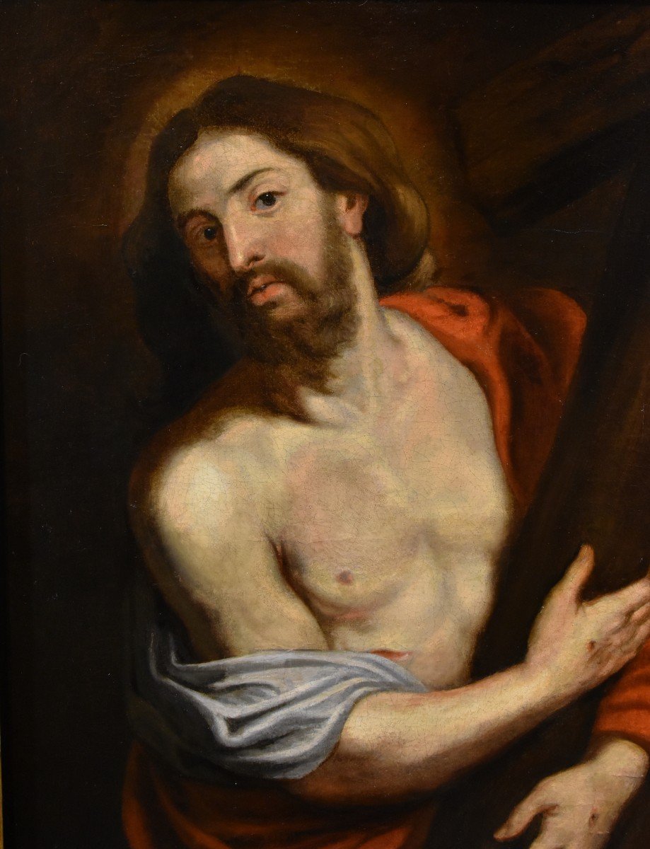 Christ Portant La Croix, Anthoon Van Dyck (Anvers 1599 - Londres 1641) Atelier-photo-3