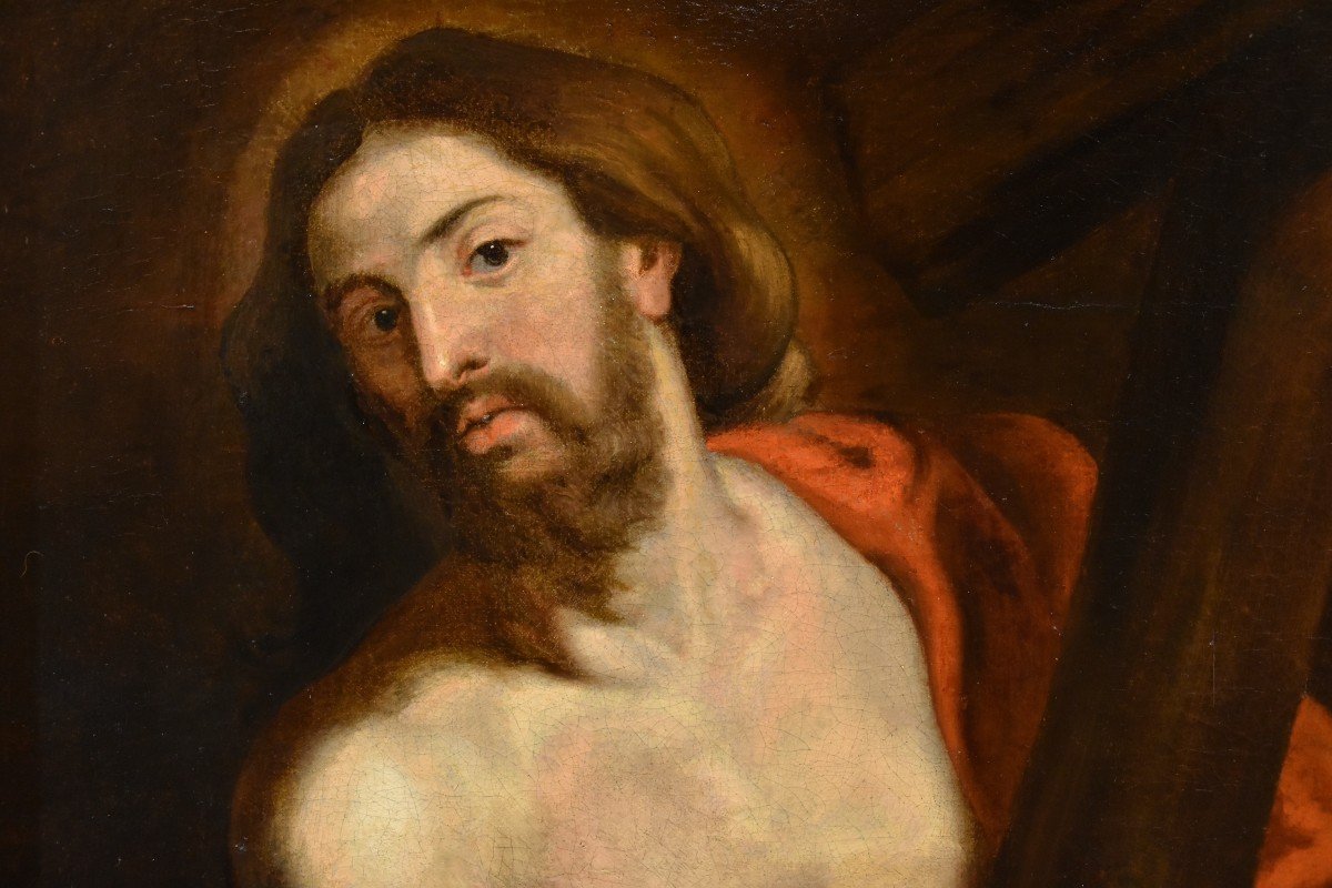 Christ Portant La Croix, Anthoon Van Dyck (Anvers 1599 - Londres 1641) Atelier-photo-2