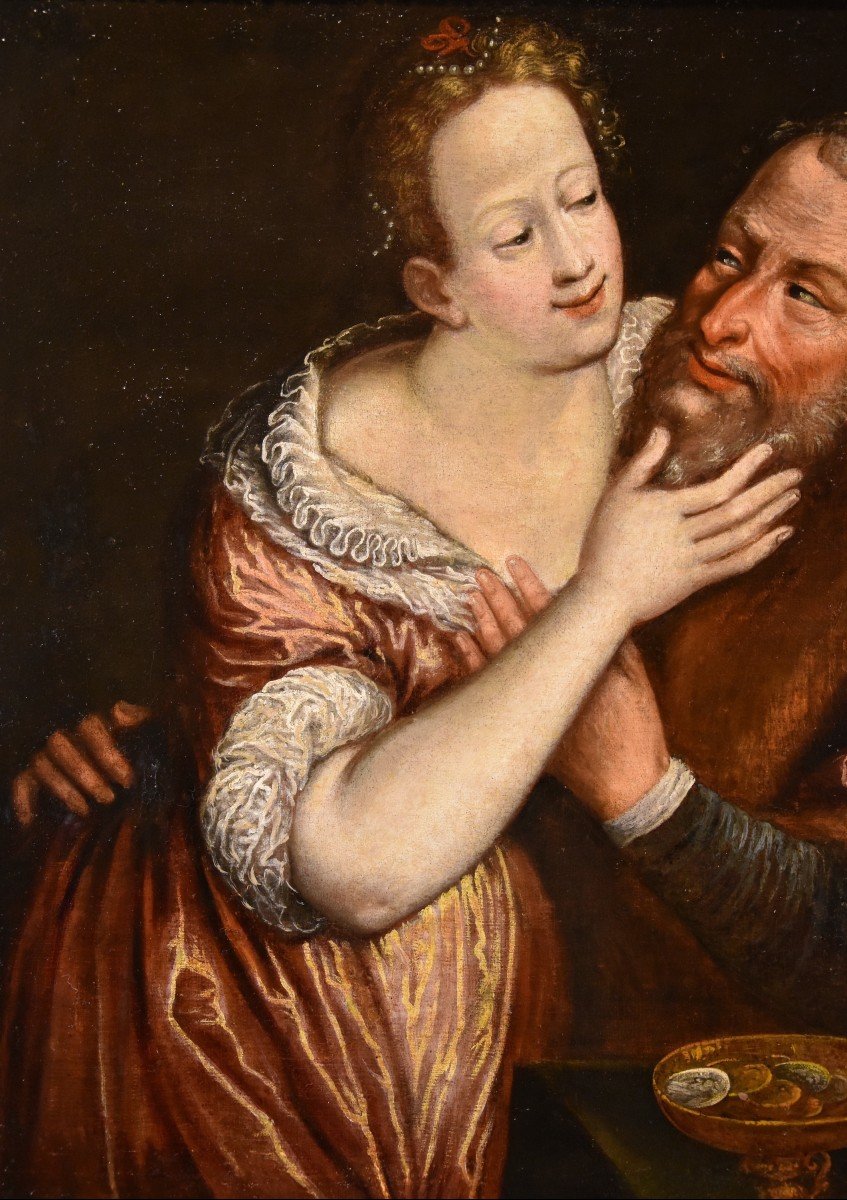 The Mismatched Couple, 17th Century Flemish School-photo-2